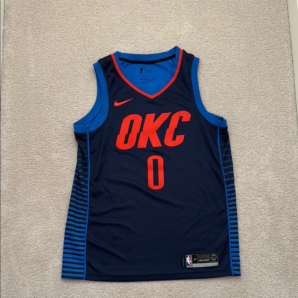 Nike OKC Oklahoma City Westbrook Basketball Jersey